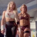 Patricia Stratigeas Instagram - Walking into #WWERaw like … @zoeystarkwwe v. @beckylynchwwe