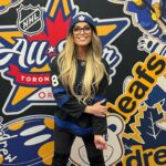 Patricia Stratigeas Instagram - Thanks for the invite @NHL! That was a blast (pun intended)! 🏒 Happy to see Team @austonmatthews pull off the victory 🍁 @mapleleafs #NHLAllStar