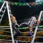 Patricia Stratigeas Instagram - #ThankYouLondon for giving me a great experience in my first ladder match. #FYouLynch for messing up my face in my first ladder match. Stop trying to ruin my face @beckylynchwwe!!!