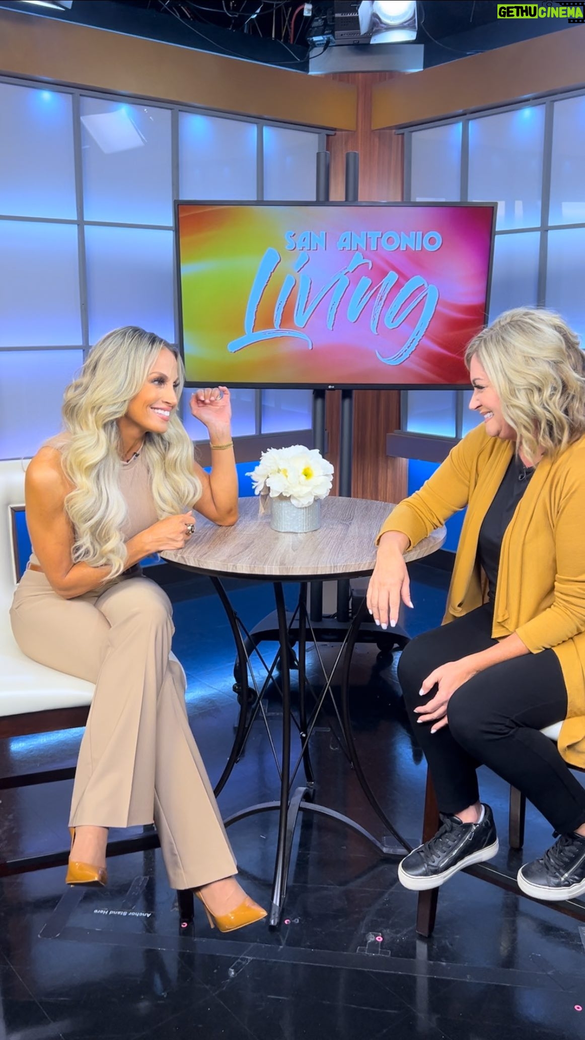Patricia Stratigeas Instagram - Thanks for the chat @ilovesaliving and helping us kick off the #BadGirlTour in San Antonio last weekend! Click #linkinbio to see the FULL INTERVIEW media wrap up from the tour so far! HMU @smithzachry Glow @tanontherun Fit by @aliciasmcn Hair by @manoloxhair