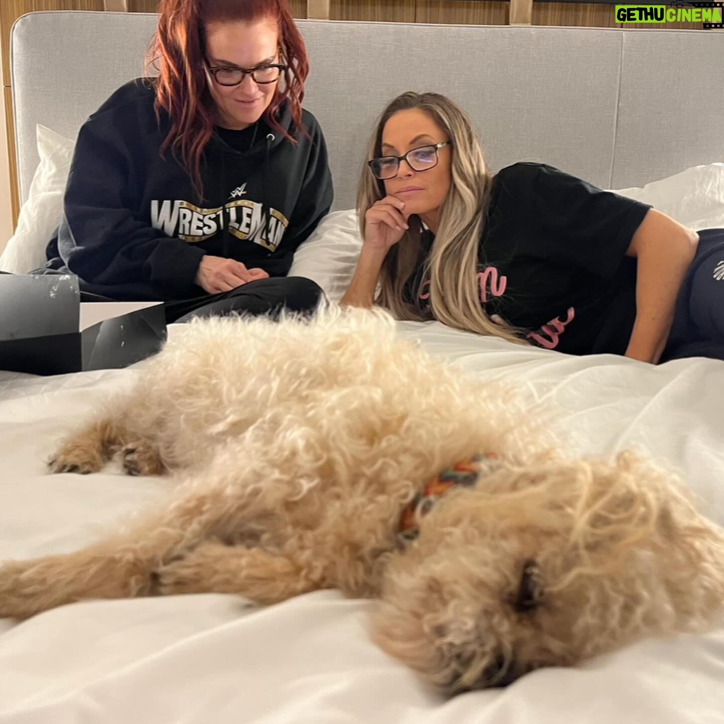 Patricia Stratigeas Instagram - We’re gonna miss our little road buddy. @_thekenz_ was a part of our travels for literally decades. What a life @machetegirl gave her. She was the best mommy anyone coulda asked for. Rest easy Kenzie ♥️ 🐾