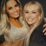 Patricia Stratigeas Instagram – Still buzzing from my stage events as part of the #BadGirlTourUK! Scotland … England… you were incredible!! Thanks for taking a stroll along memory lane with me. We laughed, we heckled, we cussed .. then we got on stage! Haha! But in all seriousness, the meet and greets were beyond special to me. Getting to spend time with each and every one of you and hearing your stories and how we are connected is something that will always stay with me. Thanks for making this our first stage events a success! Standing room only whaaat?? 🎉 @primetimeappearances 

A huge thanks to @kennymcitr for being the perfect host on and off the stage! And the @inside_theropes team – you guys rule! Top notch!! My girl @petite_pikahh and I felt the love! 

Oh and special shoutout to my girl @_jenlouise_ who I got to hang with on her birthday! Remember .. I will always care-a-lot about you 😘💗

Styled by @aliciasmcn 
Wearing @cityluxboutique (rust onesie)