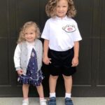Patricia Stratigeas Instagram - After 6 months of being on the road every week, the one week I wanted to make sure I was home for was #backtoschool week. Grade 5 for Max and grade 1 for Madi! Madi has graduated from her little Montessori school with the most solid foundation and is joining Max at the ‘big kids school’. You know what that means for mama? One pickup and drop off! Whoo hoo! These are the little busy mom tingz!