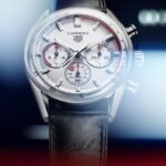 Patrick Dempsey Instagram - Chasing dreams since 1963. Infused with an undeniable racing passion, House Ambassador @patrickdempsey, actor and motorsport driver, epitomizes the determination fueling the TAG Heuer Carrera collection. Sporting the steel rendition of TAG Heuer Carrera Chronosprint x @porsche, he cruises through the luminous streets of Los Angeles blending speed with ambitious style. #TAGHeuer #TAGHeuerCarrera