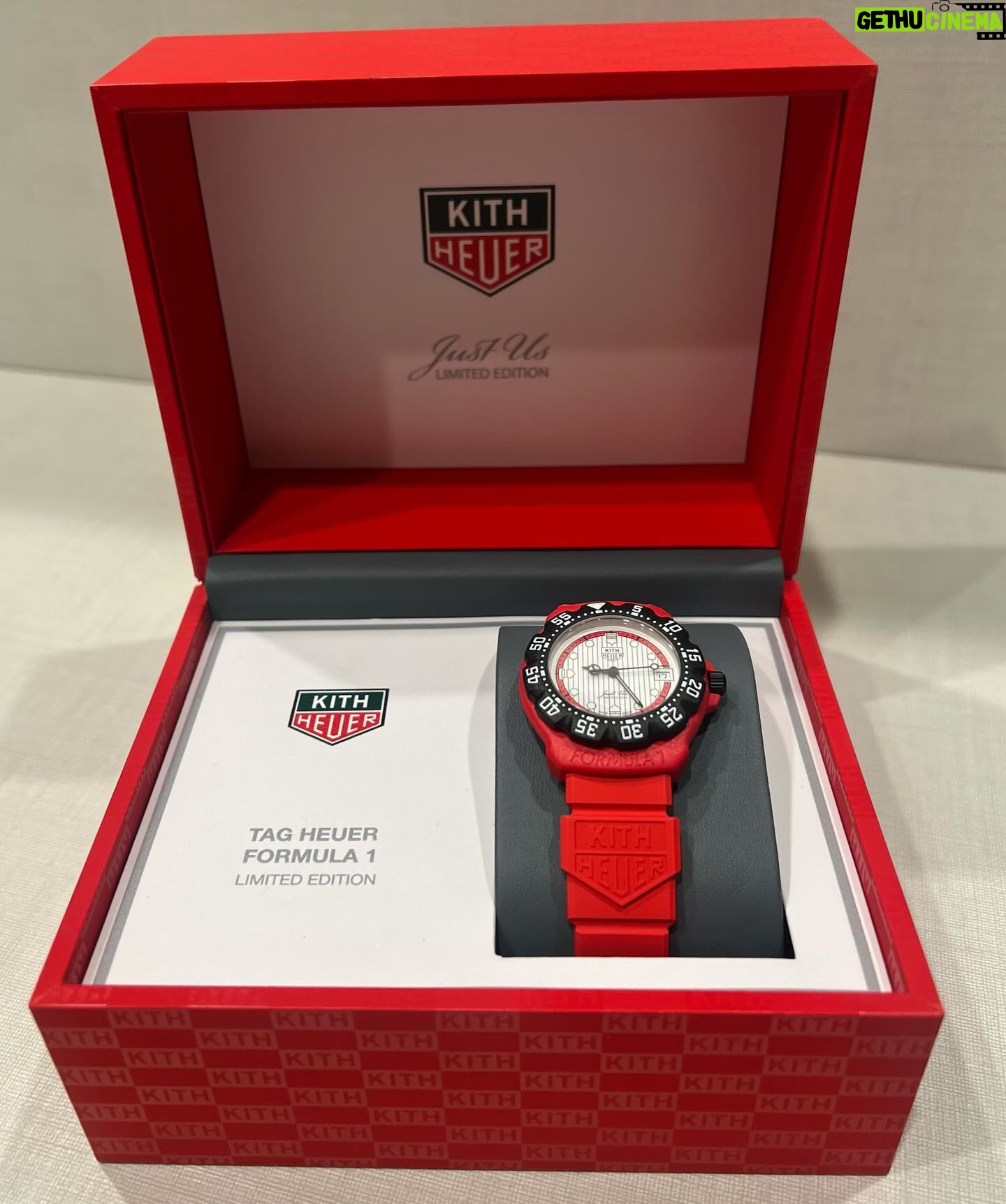 Patrick Dempsey Instagram - Another iconic product from @tagheuer #TAGHeuerFormula1 @kith