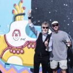 Paul McCartney Instagram - Paint in the neighbourhood!🎨✍️ Paul made an unexpected stop on his #PaulMcCartneyGotBack tour yesterday in Newcastle to visit @mitchrevs’ 160sqm mural! Paul even gave his own special touch to the work 😊