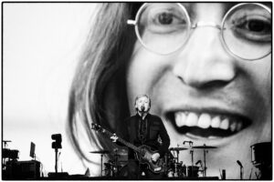 Paul McCartney Instagram - Celebrating the birthday of my wonderful friend and collaborator, @johnlennon - Paul 🖤