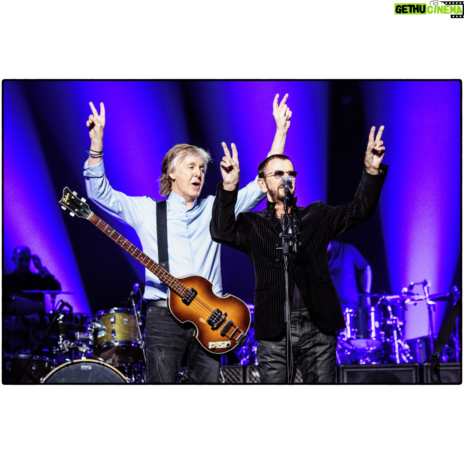 Paul McCartney Instagram - Peace to the world on Ringo's birthday. Same day as my Dad. Two very special men! Love Paul x