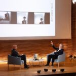 Paul McCartney Instagram - Paul and @stanleytucci talked 'Beatlemania', The Ed Sullivan Show, fond memories and the joys of analogue photography at the @nationalportraitgallery today. 'Paul McCartney Photographs 1963-64: Eyes of the Storm' is on until 1 October 2023. Get tickets and more information at the link in bio