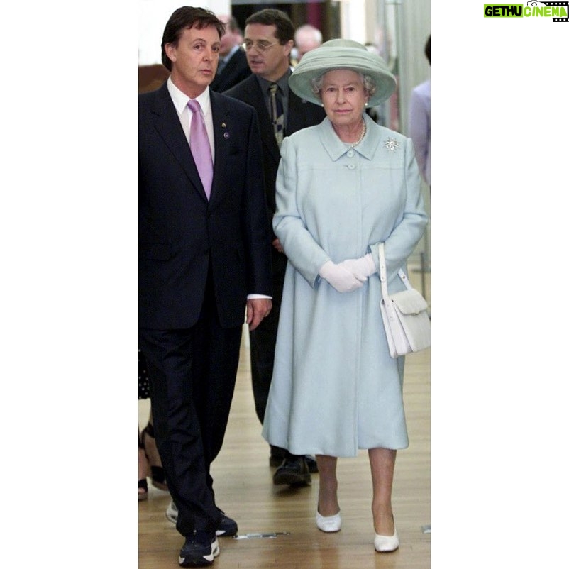 Paul McCartney Instagram - On the sad occasion of Her Majesty Queen Elizabeth II’s passing, my memories came flooding back and I would like to share these with you. I feel privileged to have been alive during the whole of Queen Elizabeth II’s reign. When I was 10 years old I entered an essay competition in Liverpool and won my division for my essay about the British Monarchy so I have been a fan for a long time. In 1953 when the Queen was crowned everyone on our street in Speke, Liverpool finally got a television set and we settled down to watch the Coronation in glorious black and white. Looking back I am honoured and amazed to see that I met Her Majesty eight or nine times and each time she impressed me with her great sense of humour combined with great dignity. God bless you. You will be missed.  Read Paul’s memories at PaulMcCartney.com (link in bio)