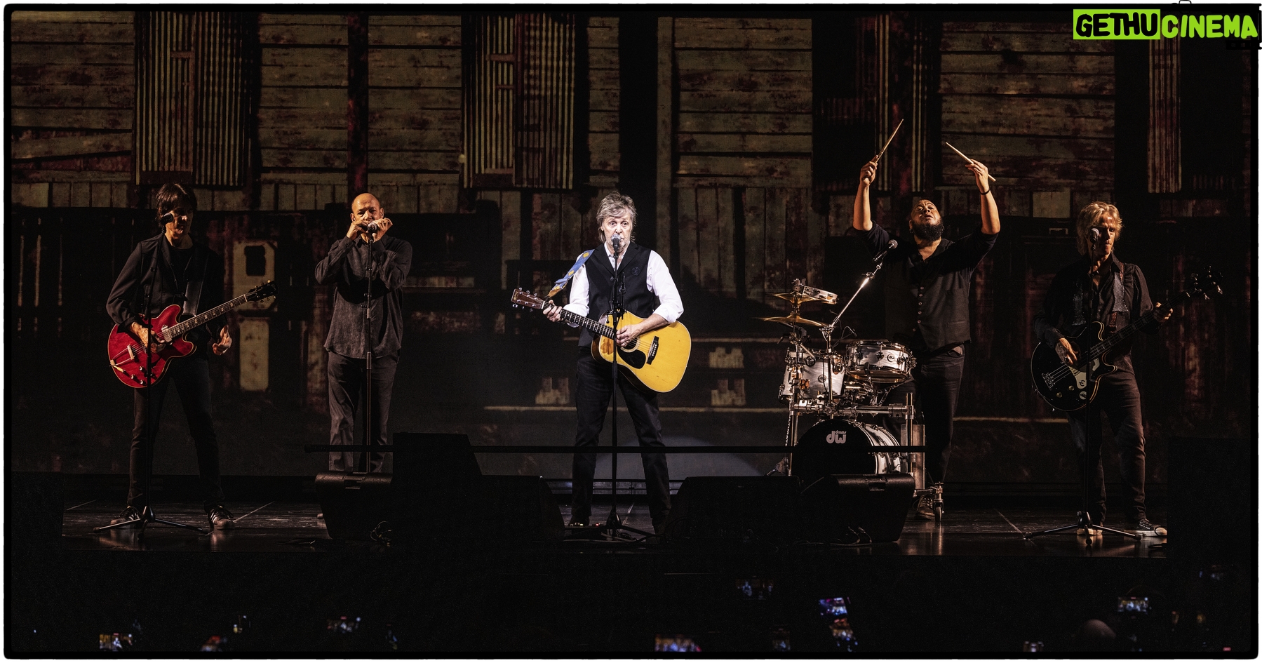 Paul McCartney Instagram - Did you know that #Glastonbury2022 will be the 500th show Paul and the band have played together? Find out what they’ve been up to on the #PaulMcCartneyGotBack tour with the latest installment of the 'Penned On The Run' tour blog at PaulMcCartney.com or via the link in bio.