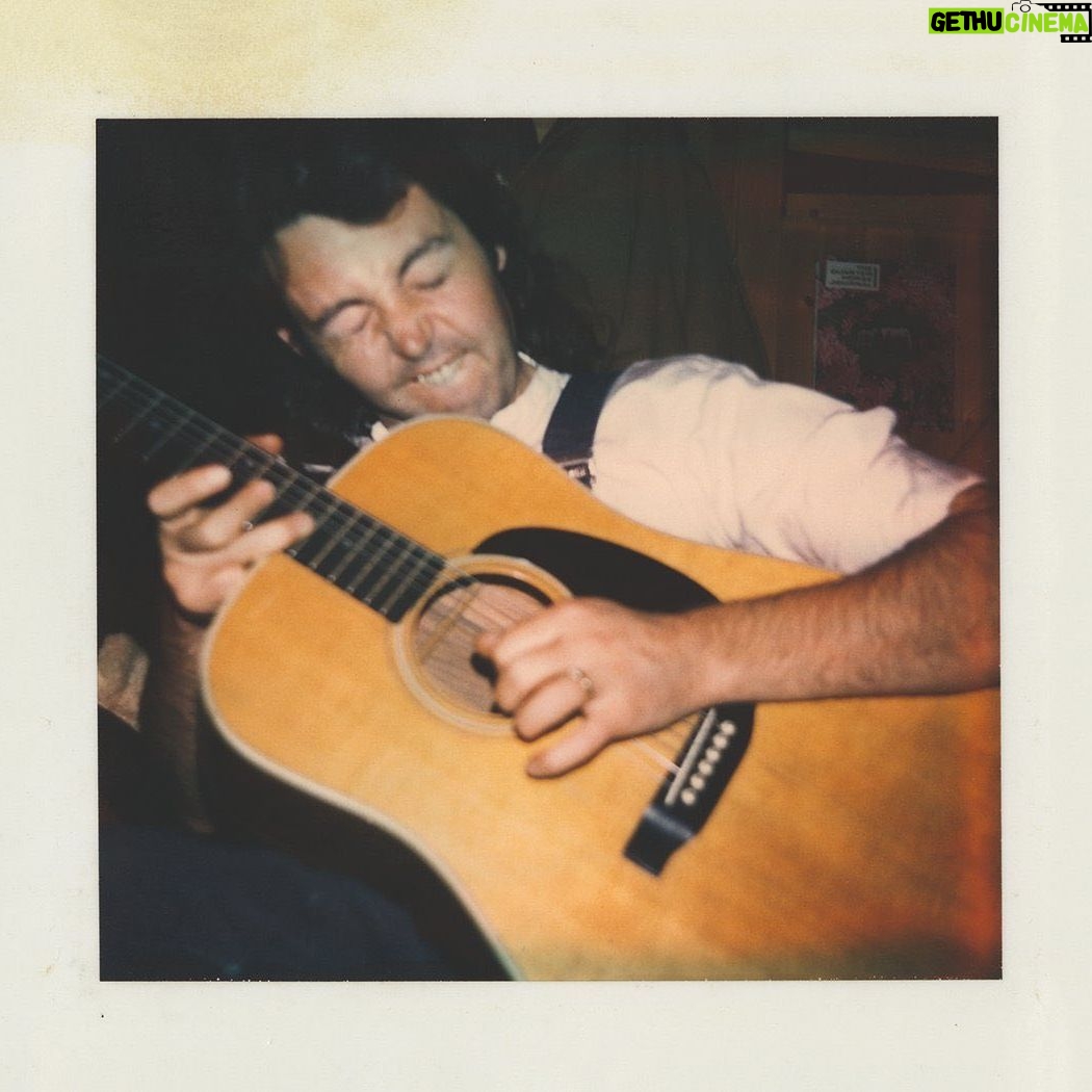 Paul McCartney Instagram - Polaroid of Paul by @lindamccartney 📷 Paul and Linda formed Wings in 1971 with guitarist Denny Laine and drummer Denny Seiwell. Celebrate the 50th anniversary of their debut album #WildLife with a limited edition half-speed mastered vinyl - out tomorrow! #TBT #ThrowbackThursday