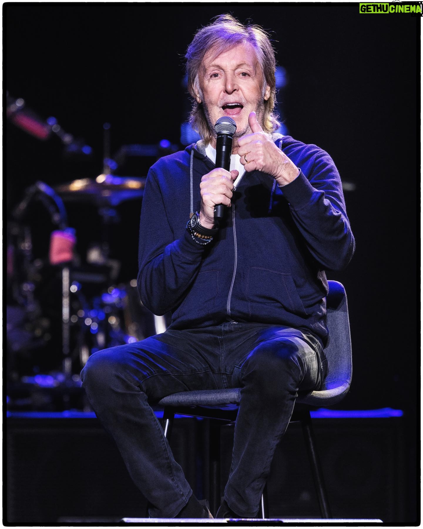 Paul McCartney Instagram - Fan Q & A in Adelaide ahead of tomorrow’s show which kicks off the Got Back 2023 tour in Australia 🇦🇺