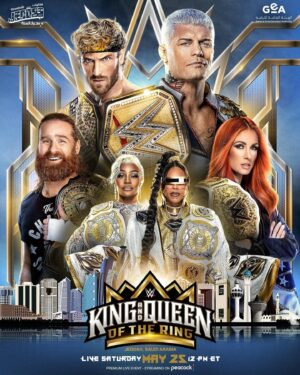 Paul Michael Lévesque Instagram - An opportunity for Superstars take their thrones, defend championship gold, and deliver a massive spectacle in Jeddah.

#WWEKingAndQueen of the Ring streams live on May 25 at a special start time of 12pm ET @peacock