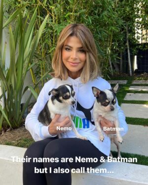 Paula Abdul Instagram - Happy #NationalPetDay! 🐶❤️🐾 What funny nicknames do you have for your pets? I want to hear them in the comments 😂 XoP