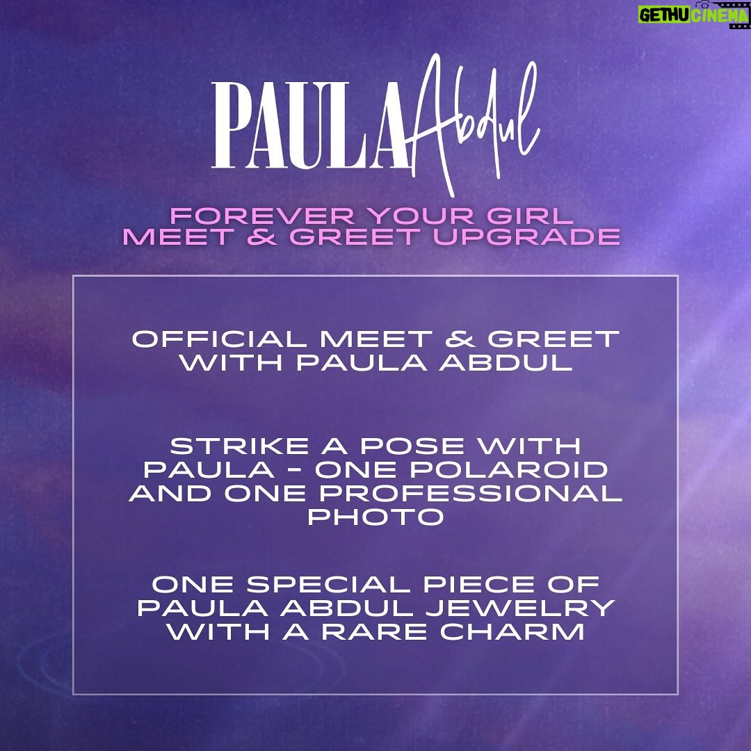 Paula Abdul Instagram - Let’s make some magic 🪄 My VIP packages for the #MagicSummerTour are available NOW at the link in my bio! 💃✨