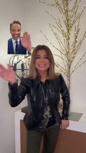 Paula Abdul Instagram - That was too fun 😝 Think any @foxweather viewers noticed? 🤔

#weather #paulaabdul #nickkosir