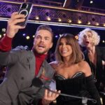Paula Abdul Instagram - I’m SO honored to have been back in the ballroom guest judging for #MusicVideoNight! #DWTS 🪩💃🏻🎥⭐️ I was so impressed by the extraordinary performances. Everyone truly left it all on the ballroom floor and paid tribute to so many iconic videos and original choreography. Thank you @dancingwiththestars, @abcnetwork, @disneyplus and all of the judges 😘💋 Dress by @michaelcostello
