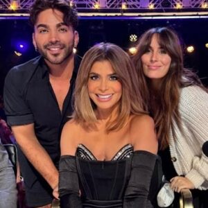 Paula Abdul Instagram - I’m SO honored to have been back in the ballroom guest judging for #MusicVideoNight! #DWTS 🪩💃🏻🎥⭐️ I was so impressed by the extraordinary performances. Everyone truly left it all on the ballroom floor and paid tribute to so many iconic videos and original choreography. Thank you @dancingwiththestars, @abcnetwork, @disneyplus and all of the judges 😘💋 Dress by @michaelcostello