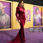 Paula Abdul Instagram - I’m blown away by @thecolorpurple 💜 The music and score was magnificent, the choreography was exquisite (shoutout to the brilliant @fatima_noir!), and the movie itself was absolutely stunning. I was in awe!! And I’m over the moon proud of our shining star, @tasiasword, who was stellar! ⭐️💫 BRAVO to the entire cast - this film is filled with so many Oscar worthy performances 👏🏼 @thecolorpurple in theaters December 25th 💜 Makeup @callitodeh Hair @faustinehornok  Dress @michaelcostello
