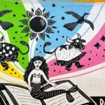 Paula Stephânia Instagram - O dia que pintamos a parede da @livrariadapraca em Recife pra receber meus arteiros pra nossa oficina de arte! Sempre que eu quiser sorrir vou me lembrar desses dias! Parece até que foi um sonho desses que a gente fica querendo voltar a sonhar sabe? E pra quem não conseguiu ir, ANO QUE VEM ESTAMOS DE VOLTA, Recifeeee!