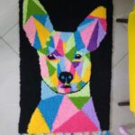 Paula Stephânia Instagram - Eternizei minha cachorrinha em um tapete! Paçoca vai ser lembrada por várias gerações e representa algo que os cachorros são especialistas: colorir nossa vida! #art #diy #doglovers