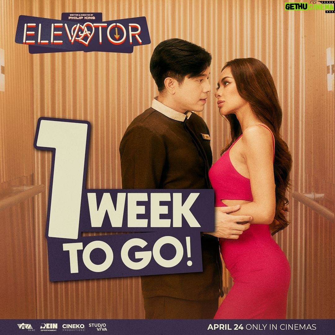 Paulo Avelino Instagram - Love or Career? 1 WEEK TO GO before #Elevator! Starring Paulo Avelino, and Kylie Verzosa. Written and directed by Philip King. April 24 Only In Cinemas #PauloAvelino #KylieVerzosa #ElevatorTheMovie