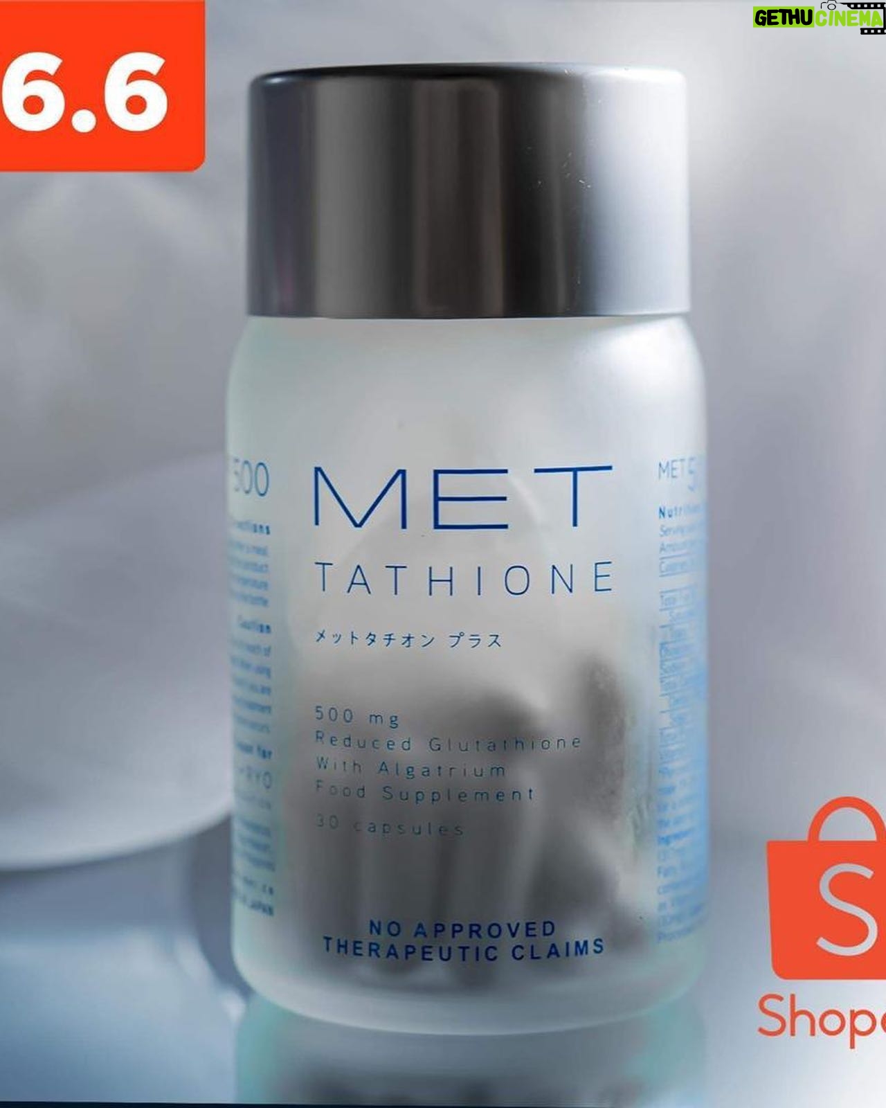 Paulo Avelino Instagram - The glow is all yours with the Met 500 Capsules! Grab them at the 6.6 sale to get huge discounts and promos. @momo @met_tathione