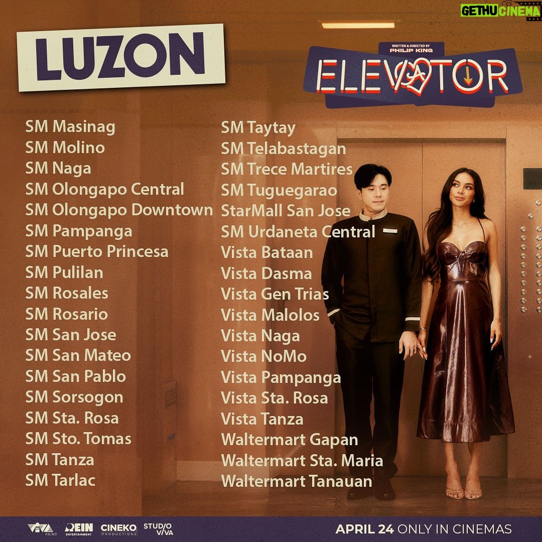 Paulo Avelino Instagram - The only way is UP at sa sinehan this APRIL 24! #Elevator starring Paulo Avelino, and Kylie Verzosa. Written and directed by Philip King. April 24 Only In Cinemas #PauloAvelino #KylieVerzosa #ElevatorTheMovie