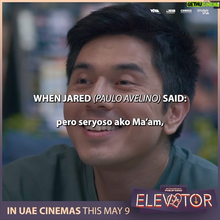 Paulo Avelino Instagram - Minalas lang pero ‘di pa talo kaya laban lang para sa pangarap! #Elevator starring Paulo Avelino, and Kylie Verzosa. Written and directed by Philip King. In UAE Cinemas this May 9 #Elevator #ElevatorTheMovie #PauloAvelino #KylieVerzosa