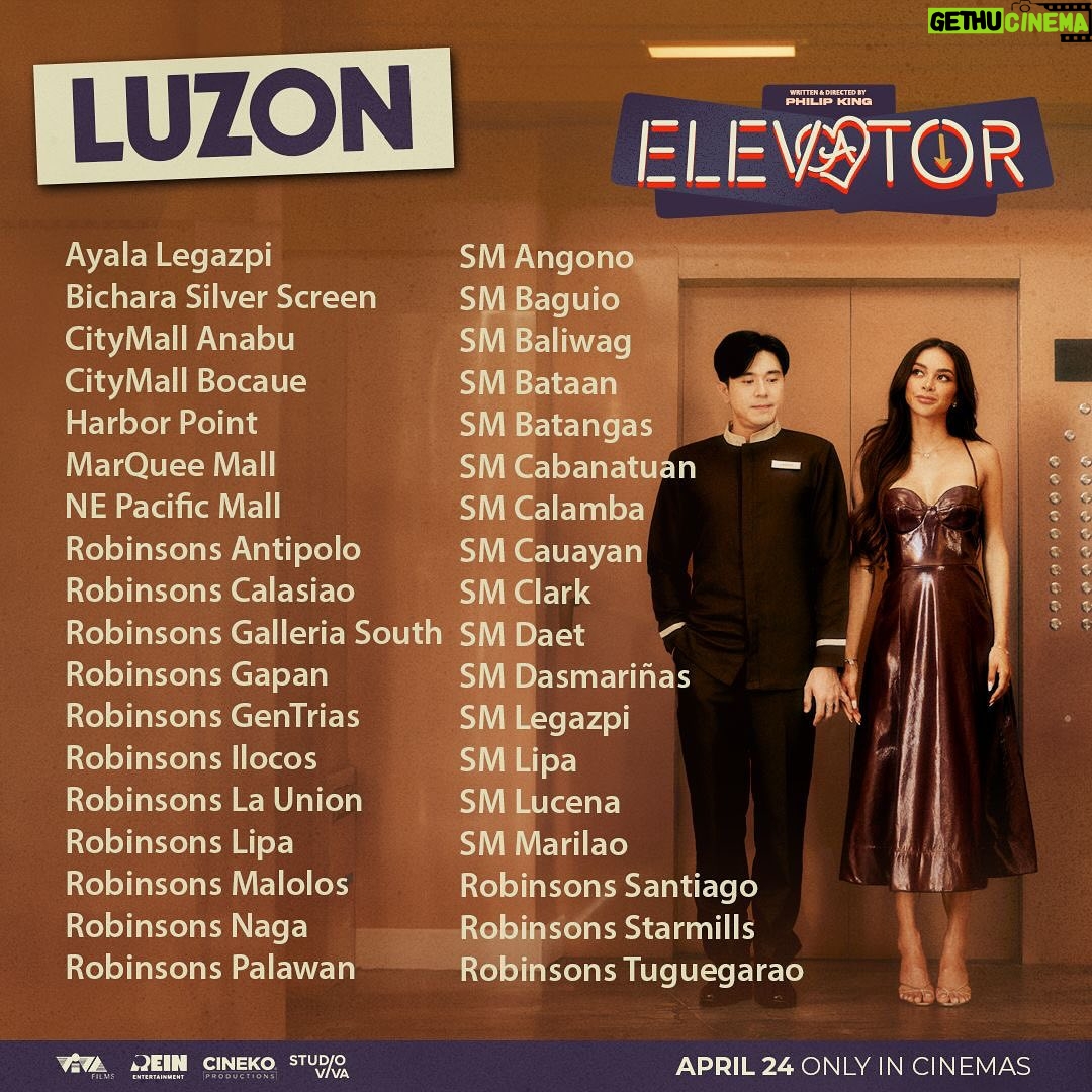 Paulo Avelino Instagram - The only way is UP at sa sinehan this APRIL 24! #Elevator starring Paulo Avelino, and Kylie Verzosa. Written and directed by Philip King. April 24 Only In Cinemas #PauloAvelino #KylieVerzosa #ElevatorTheMovie