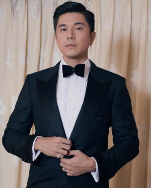 Paulo Avelino Instagram - #ABSCBNBall2023 
 
@tomford 🤝 @tiffanyandco 
 
Styled by @mrdavidmilan 
Grooming by @jetttorevillas 
Hair by @jackypante 
Photos by kennethtangonan