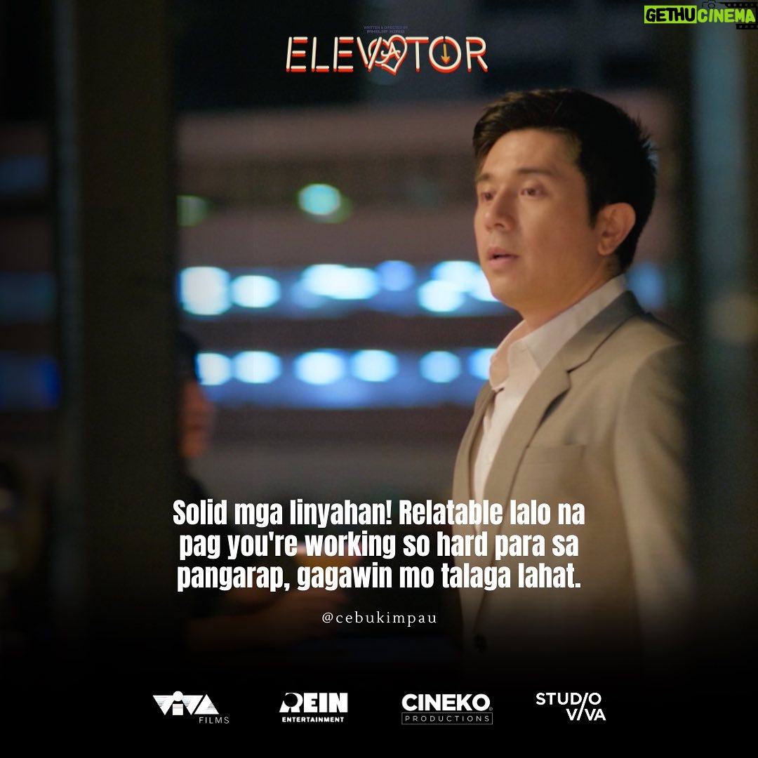 Paulo Avelino Instagram - Here are some reviews of people who have seen Elevator! Sipag lang, diskarte, achieving one’s dream, inspirational, relatable, solid na mga linyahan, iba ibang lahing nagtutulungan, charming cast, at madami pang iba! Please watch and support Elevator, still showing in Cinemas nationwide🛗🎥❤️ #Elevator #KylieVerzosa #PauloAvelino