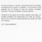 Paz Bascuñan Instagram - ¿Cómo te imaginas de viej@? ¿Te asusta envejecer? ¿Cuál sería para ti una vejez feliz? Les comparto estas líneas, las escribo después de ser testigo de un momento de viejos reunidos. ❤️ #vejez #vida #muerte #historia #familia #sentido #valor #sociedad #felicidad #calidad #dignidad #soledad #hogar #gentegrande #leydevida #residencias #hogares #futuro