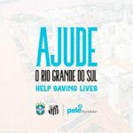 Pelé Instagram – Diante da catástrofe que está acontecendo no Rio Grande do Sul, nosso coração está com o povo Gaúcho neste momento de profunda tristeza e desafios. A dor de ver tantas famílias sofrendo nos chama a agir, e a Fundação Pelé, conta com sua generosidade para estender a mão àqueles que precisam.

Como contribuir:

Doação de Itens Essenciais: água, alimentos não perecíveis,  roupas, brinquedos produtos de higiene e limpeza, presencialmente na Vila Belmiro ou na Santos Store da Avenida Pacaembú.

Qualquer valor pode fazer uma diferença significativa. As contribuições monetárias serão integralmente revertidas para o apoio humanitário às vítimas das enchentes e para a reconstrução das infraestruturas impactadas. Faça sua contribuição através do site da campanha da CBF: cbf.eleventickets.com. 

Contamos com a ajuda de toda a comunidade do futebol espalhada pelo mundo.

.

In the face of the catastrophe unfolding in Rio Grande do Sul, our hearts are with the Gaúchos, in this time of profound sadness and challenges. The pain of seeing so many families suffering calls us to action, and the Pelé Foundation relies on your generosity to reach out to those in need.

How to contribute:

Donation of Essential Items: Water, non-perishable food, clothes, toys, hygiene, and cleaning products can be donated in person at Vila Belmiro Stadium or at the Santos Store on Avenida Pacaembú.

Any amount can make a significant difference. Monetary contributions will be fully directed towards humanitarian support for the victims of the floods and for the reconstruction of impacted infrastructures. Make your contribution through the CBF campaign site: cbf.eleventickets.com.

We rely on the help of the entire football community spread around the world.
