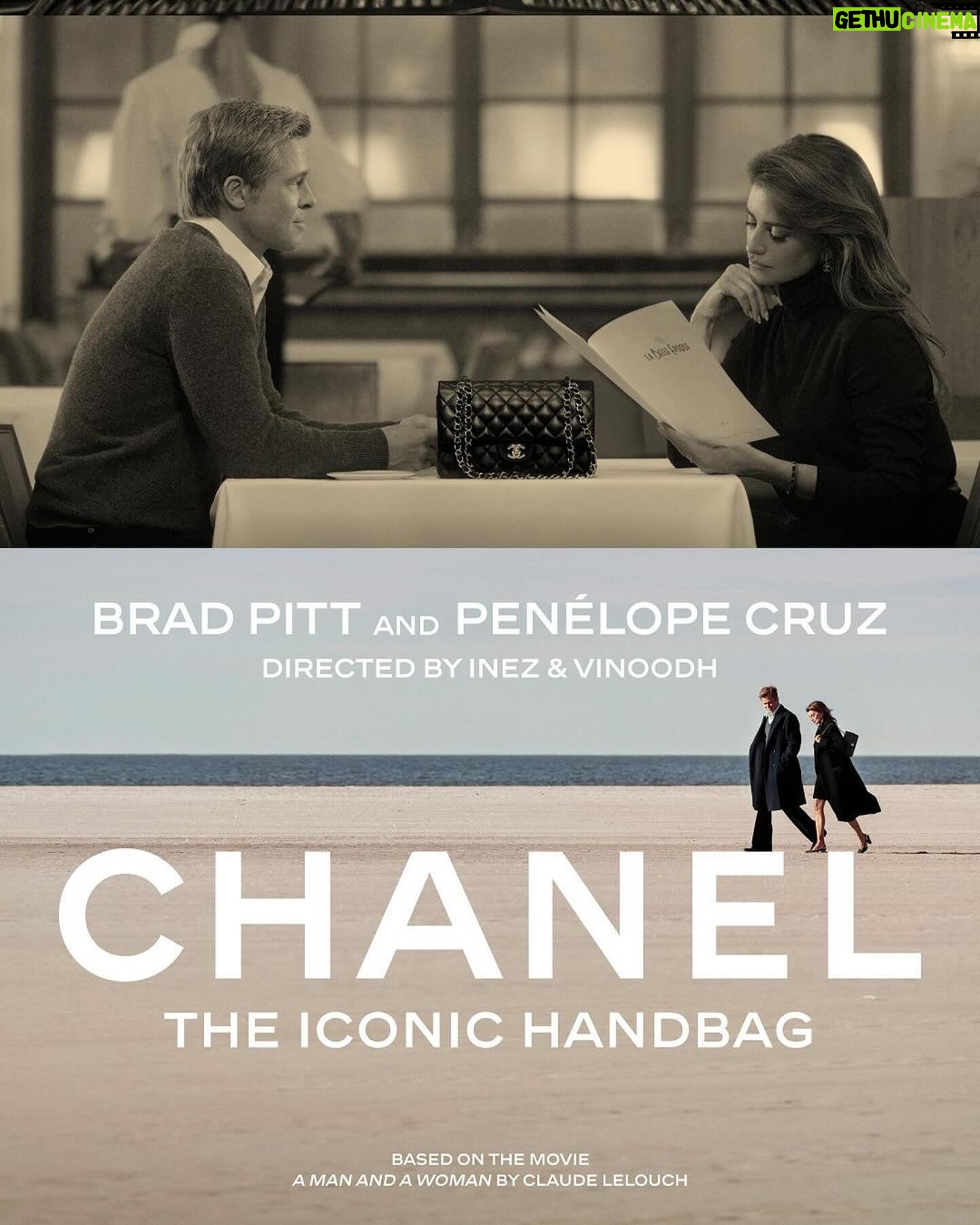 Penélope Cruz - 177.8K Likes - I love this new campaign so much! @chanelofficial @inezandvinoodh #bradpitt @virginieviard #claudelelouch #theiconicbag #amanandawomanfilm