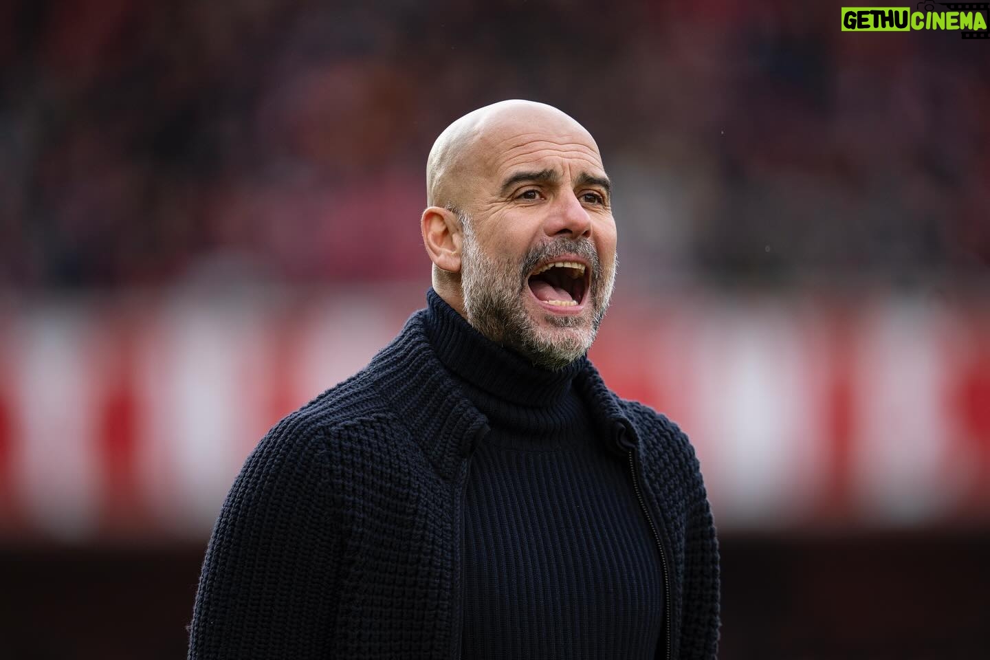 Pep Guardiola Instagram - #premierleague (34) @officialnffc 0-2 @mancity #nfomci #mancity