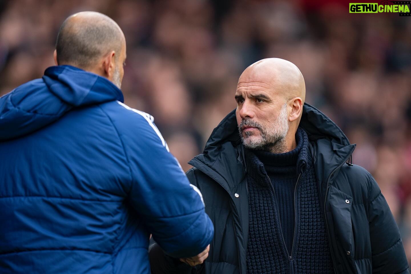Pep Guardiola Instagram - #premierleague (34) @officialnffc 0-2 @mancity #nfomci #mancity