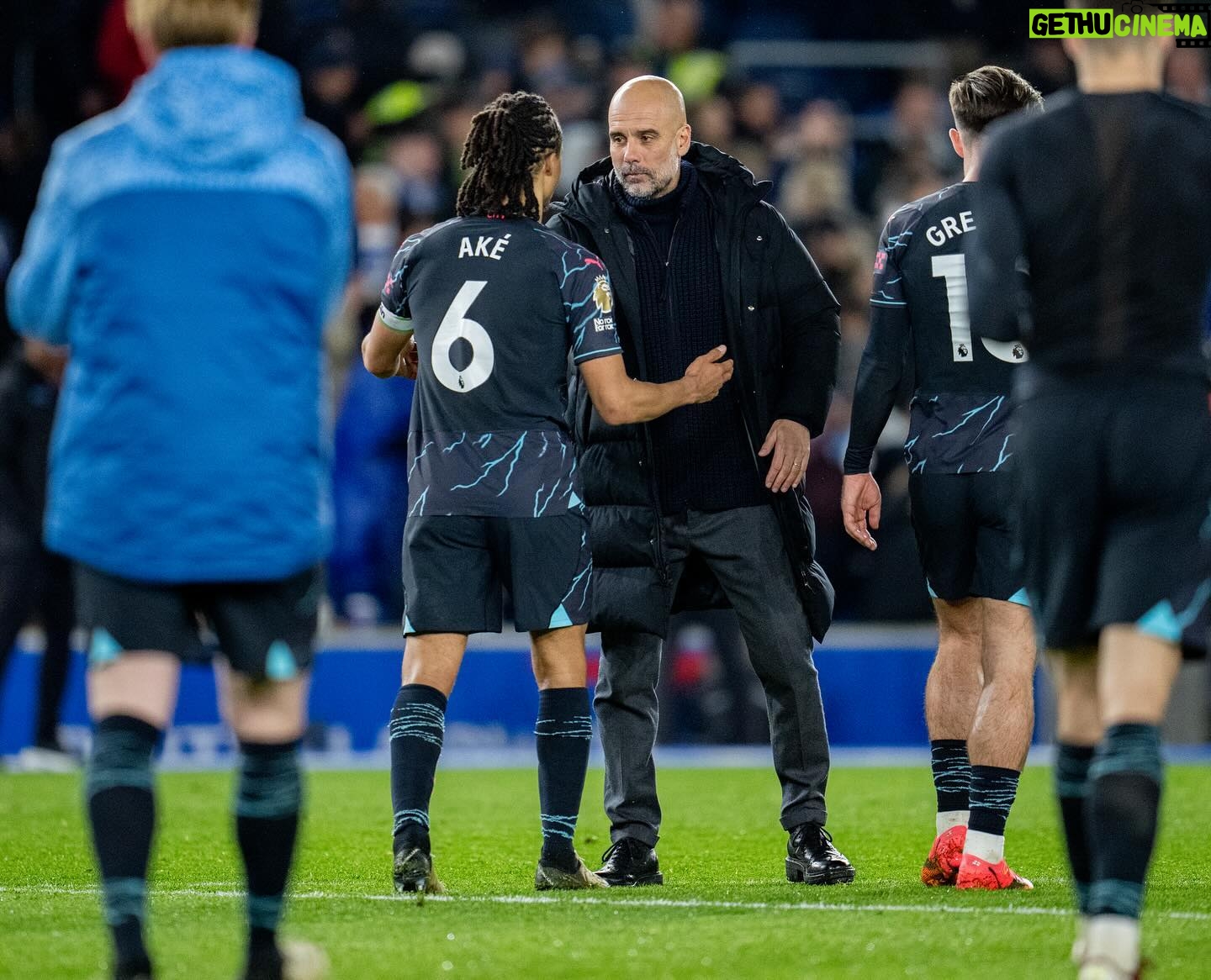 Pep Guardiola Instagram - #premierleague (33) @officialbhafc 0-4 @mancity #bhamci #mancity