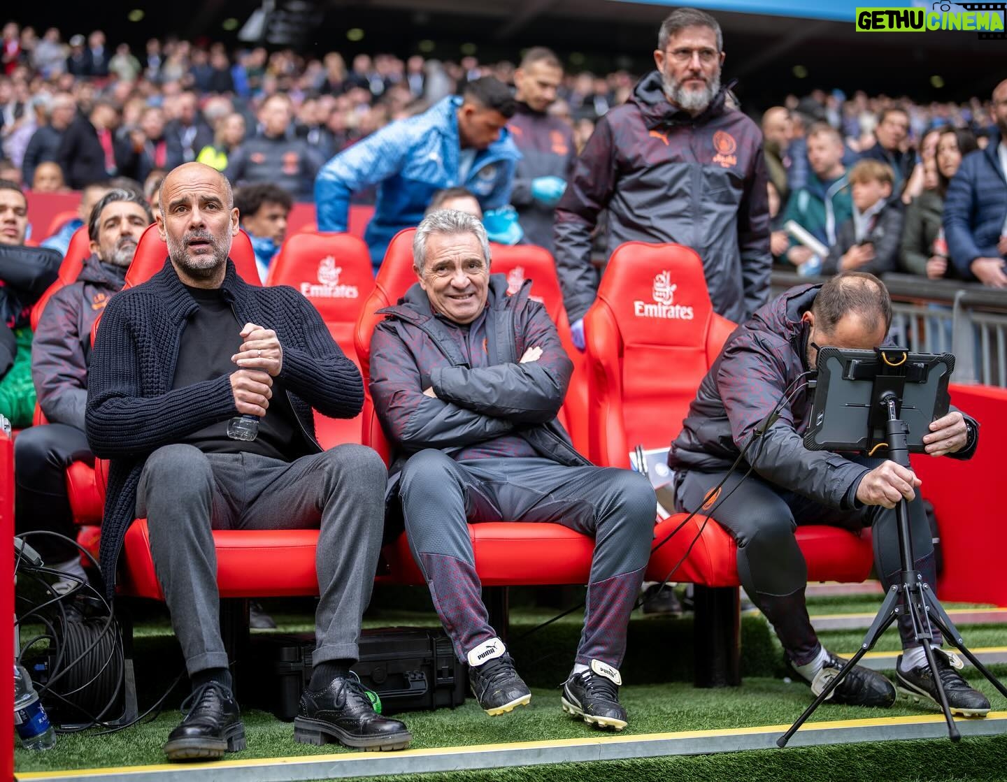 Pep Guardiola Instagram - #facup semi-finals @chelseafc 0-1 @mancity #mancity