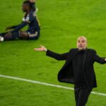 Pep Guardiola Instagram - #championsleague quarter-finals 2nd leg @mancity 1-1 @realmadrid (4-4 on aggregate, 3-4 pen.) #ucl #mancity