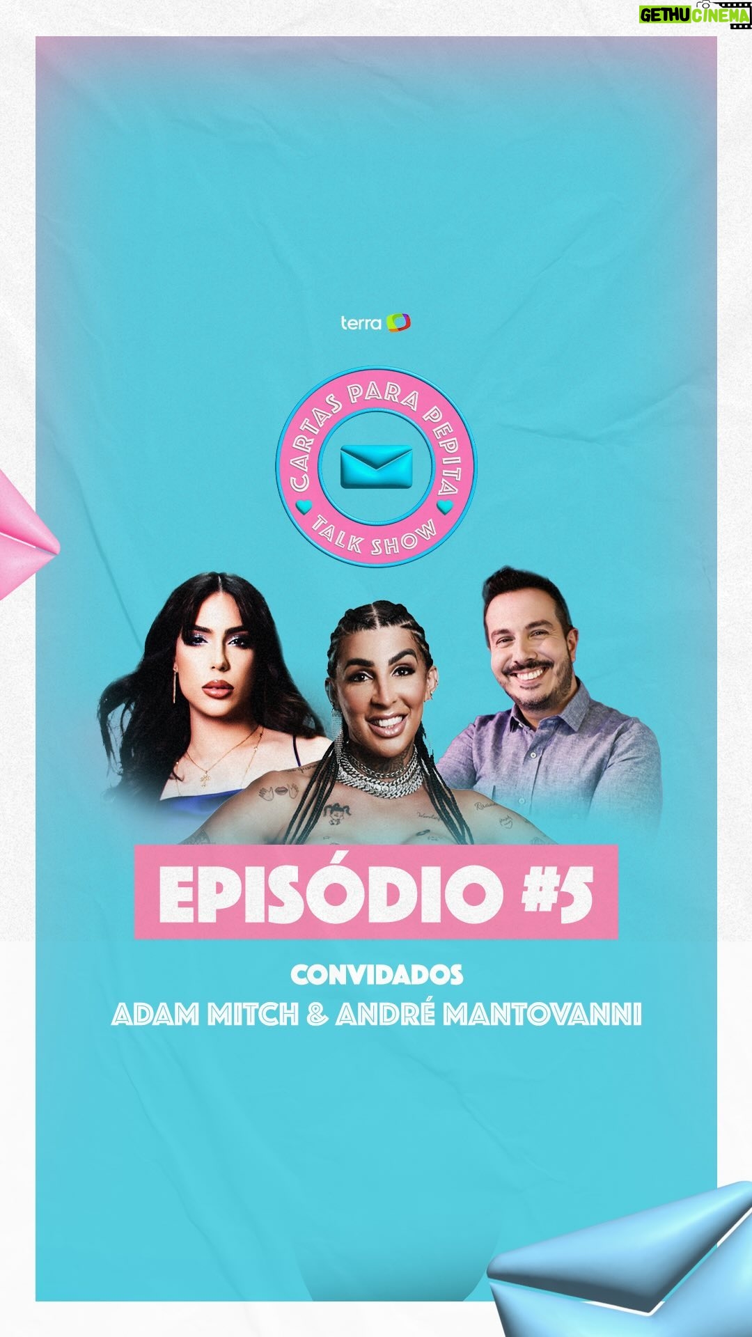 Pepita Instagram - O quinto episódio do #CartasParaPepita já está no ar! Nosso tema da vez foi autoestima e rolou um pingue pongue com meus convidados @adammitch e @andremantovanni.