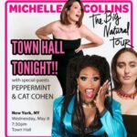 Peppermint Instagram - TONIGHT! I'm reuniting with the fabulous Diva Michelle Collins and Honey it's Gonna be a Kiki! It's almost sold out, so dont be texting me! Reposted from @michcoll NYC IT’S HERE! My show hits Town Hall tonight with special gorgeous guests @peppermint247 & @catccohen! There are only a handful of orchestra seats left so if you haven’t gotten your tickets yet run don’t walk and will see you on 43rd st tonight at 7:30!