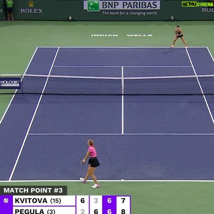 Petra Kvitová - 18.5K Likes - That fourth match point save 😳
INCREDIBLE fighting spirit from @petra.kvitova 🙌
Through to the last eight in #TennisParadise!