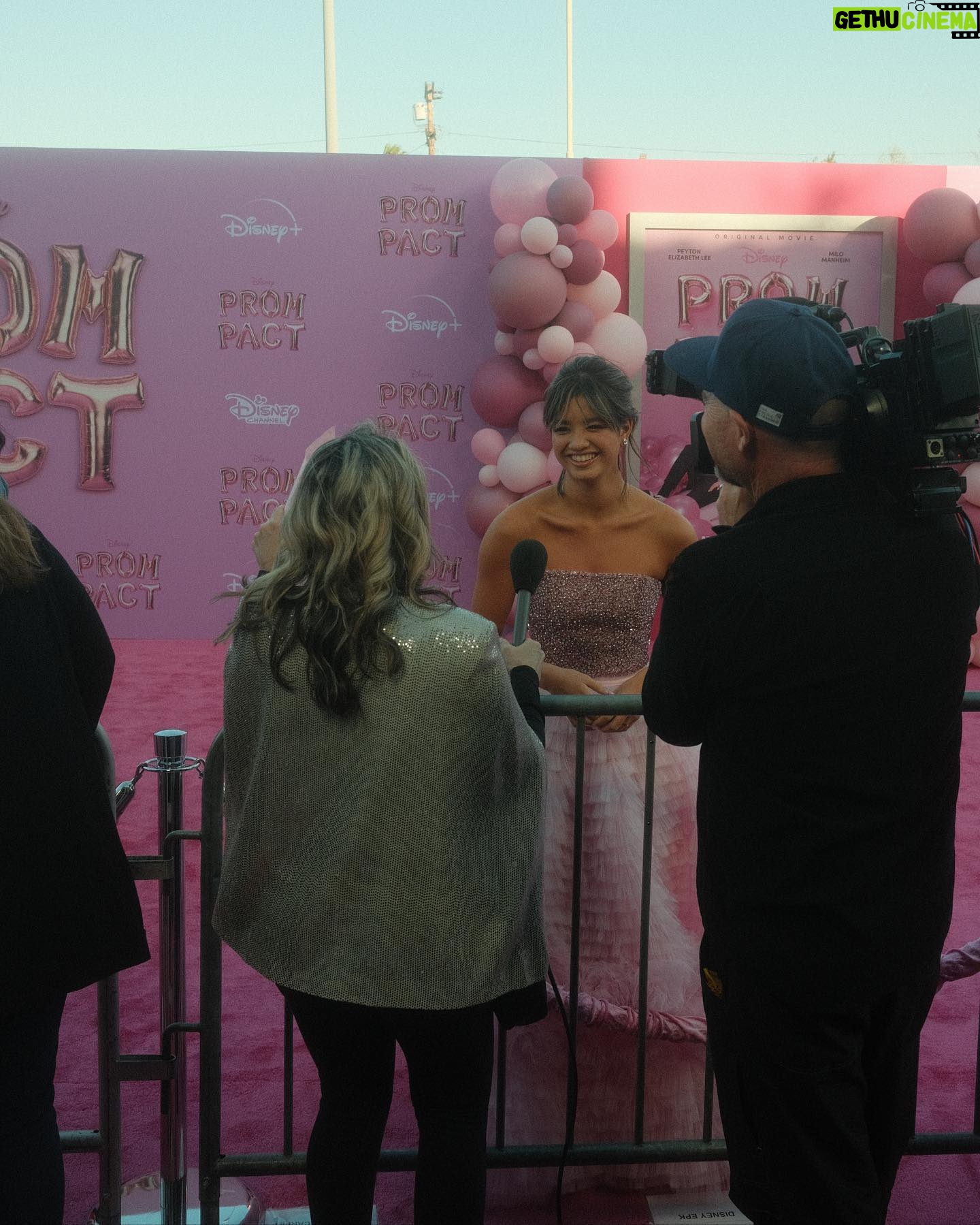 Peyton Elizabeth Lee Instagram - Moments from my favorite night💖💖 PROM PACT MARCH 31 ON @disneyplus EEEEE