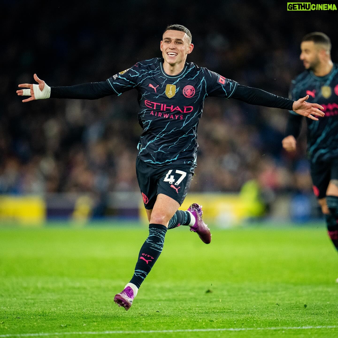 Phil Foden Instagram - Big win in Brighton 👊🏻 Come on the boyssss! 🔵