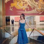 Phillipa Soo Instagram - Denim denim denim please @oscardelarenta @jenniferzeunerjewelry @todayshow Hair @seijinyc MU @miajonesmua Styled by @cristinaehrlich #press #camelotbroadway