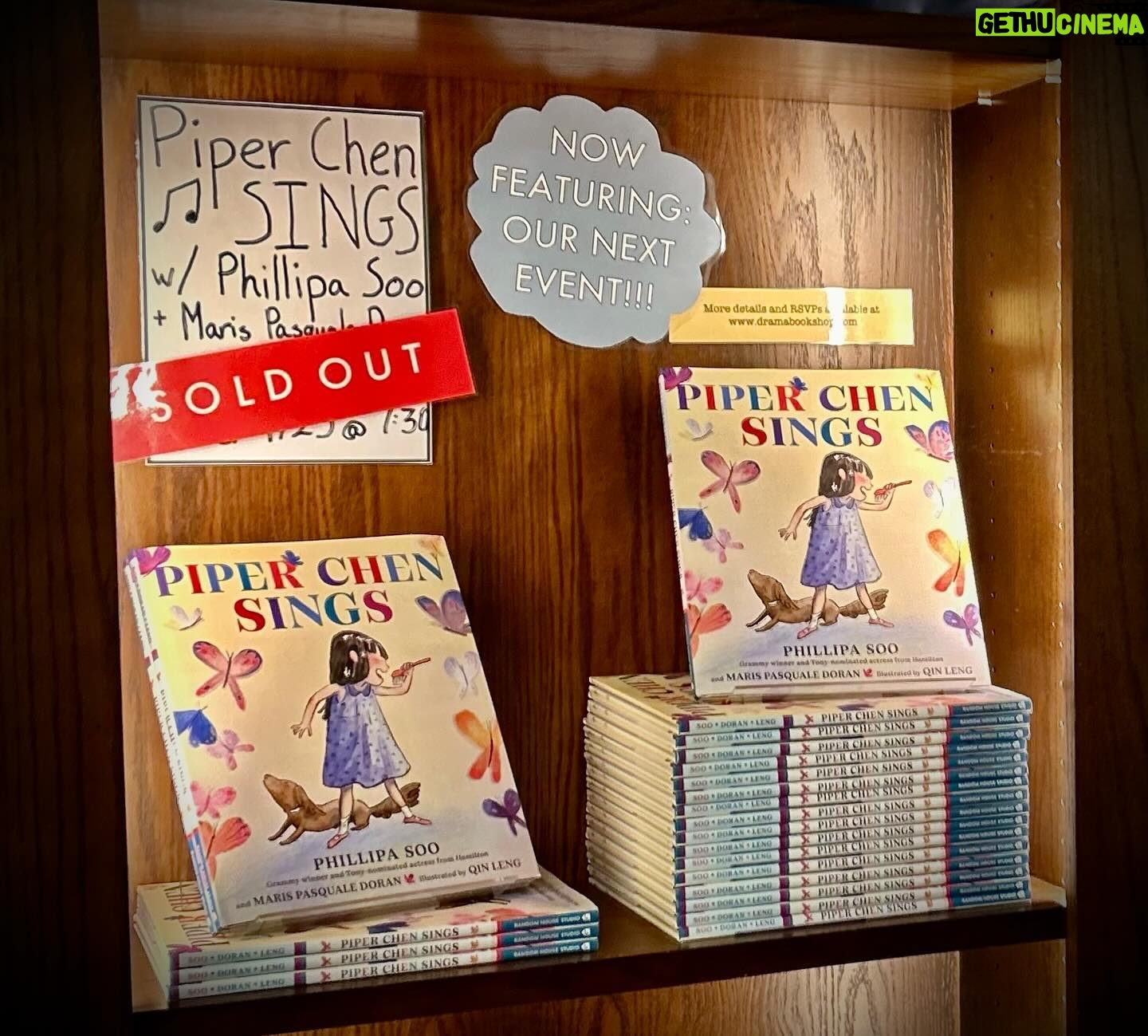 Phillipa Soo Instagram - If you had told young Phillipa who was perusing plays at the @dramabookshop during her college years that one day she would have a book there, she would have laughed with disbelief. So honored to share the evening with our wonderful audience last night for our book event. We feel your love and support, thank you. And a huge thank you to The Drama Book Shop for having us❤️🦋❤️🦋 @piperchenofficial @dramabookshop @randomhousekids @randomhousestudio Photo credit @jondoran