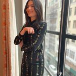 Phillipa Soo Instagram - Love a uniform. And put a flower on it. @adamlippes and @jenniferfisherjewelry Styled @cristinaehrlich HMU @seijinyc @miajonesmua … #pressday
