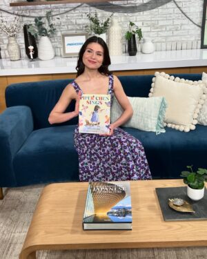 Phillipa Soo Instagram - Bit of a morning yesterday….Maris and I are thrilled to have shared a bit about our children’s book #PiperChenSings yesterday. Thank you @cbsmornings @hodaandjenna @newyorklivetv for having us!

Piper Chen Sings is on sale TODAY where all books are sold 🦋🩵🦋
@marispasqualedoran @qinillustrations @randomhousekids @randomhousestudio